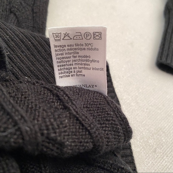 Lacoste black cable knit sweater 38 - Picture 7 of 11